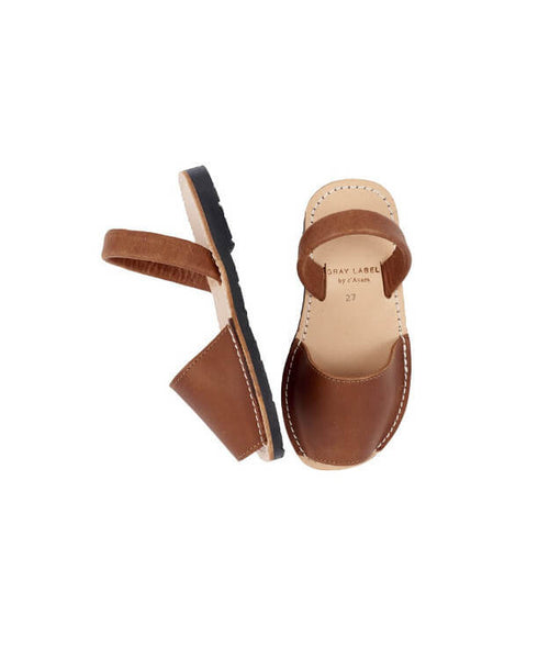 Gray Label - Brown Leather Sandals